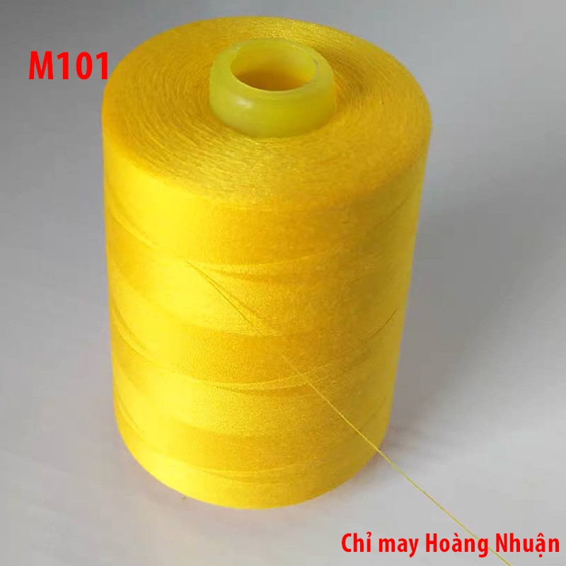 Chỉ may công nghiệp cuộn 4000m-5000m tông màu vàng