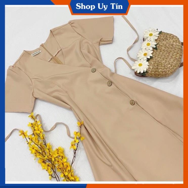 Đầm Công Sở Trẻ Trung  Váy Đi Dự Tiệc Cưới Hàn Quốc Nữ Cao Cấp, Vải Cotton Lạnh, Thiết Kế Cao Cấp, Màu Đen VD032 | BigBuy360 - bigbuy360.vn