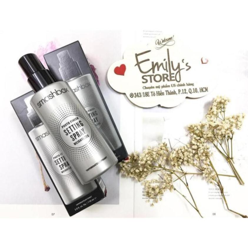 [HÀNG MỚI USA 06/20] Xịt Khóa Trang Điểm Smashbox Photo Finish Setting Spray Weightless [BENINETEEN COSMETICS]