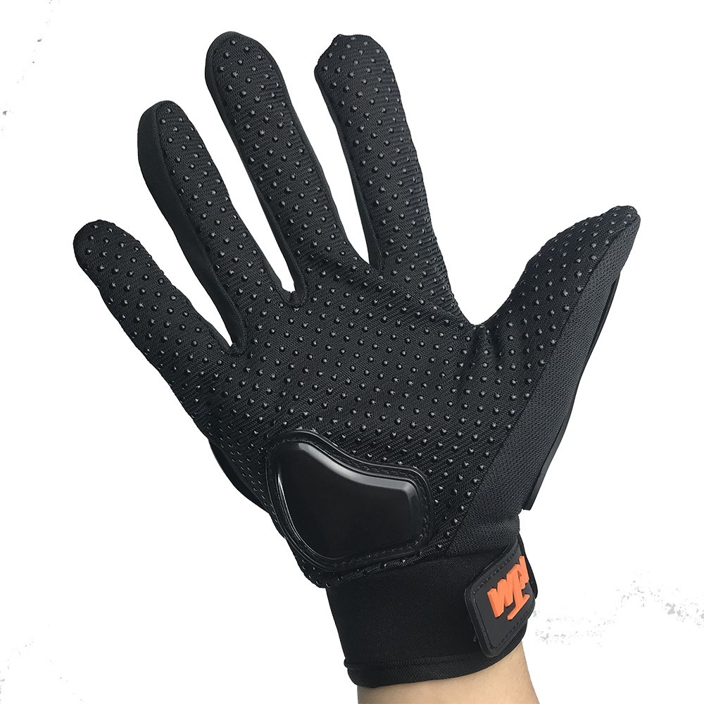 Găng tay dài ngón KTM bán sỉ, bao tay có gù cứng bảo vệ phượt motor pkl, đi xe máy dài tay