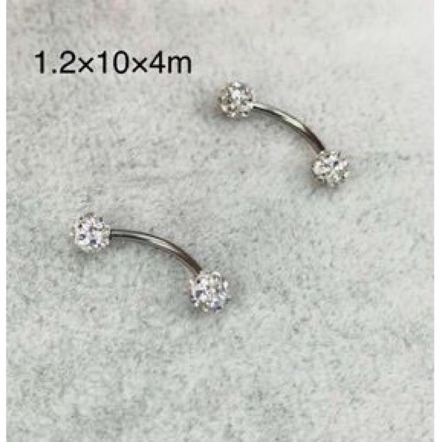 Khuyên chân mày đá bọc/ khuyên đẹp