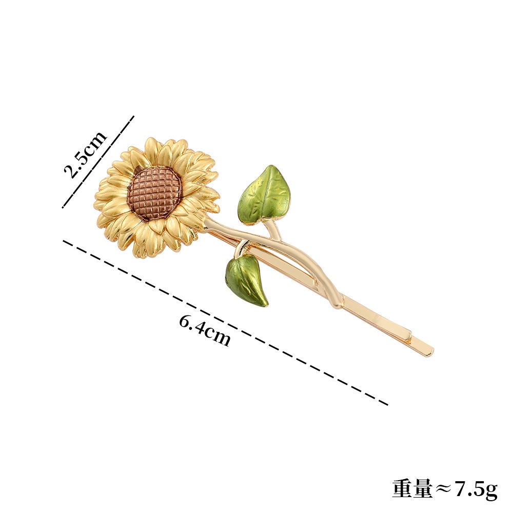 Kẹp Tóc Hoa Mẫu Đơn / Hoa Sen Bằng Kim Loại Thời Trang Cho Bạn Bè