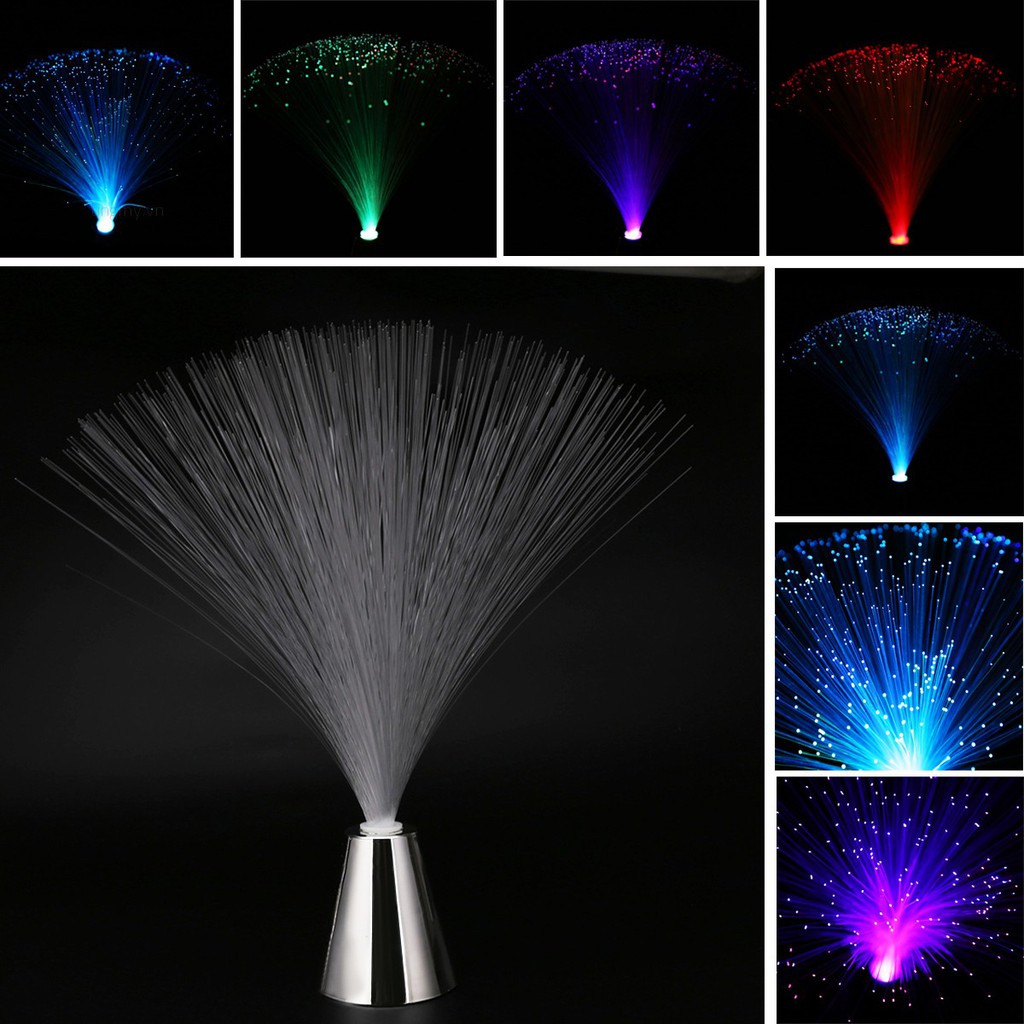 Đèn LED Đứng Sợi Quang Thay Đổi Màu Sắc Trang Trí Nhà Cửa