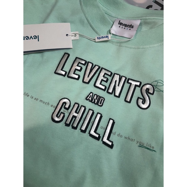 Áo Thun Levents & Chill Chữ Phía Sau Siêu Xinh