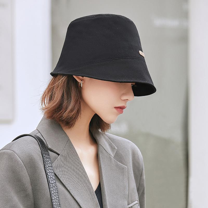 Mũ Xô Bucket Trơn Cá tính Retro Nam Nữ Unisex Mũ nón Tai bèo Phong cách Nhật Bản Mũ Nón Xô Vành Chống nắng