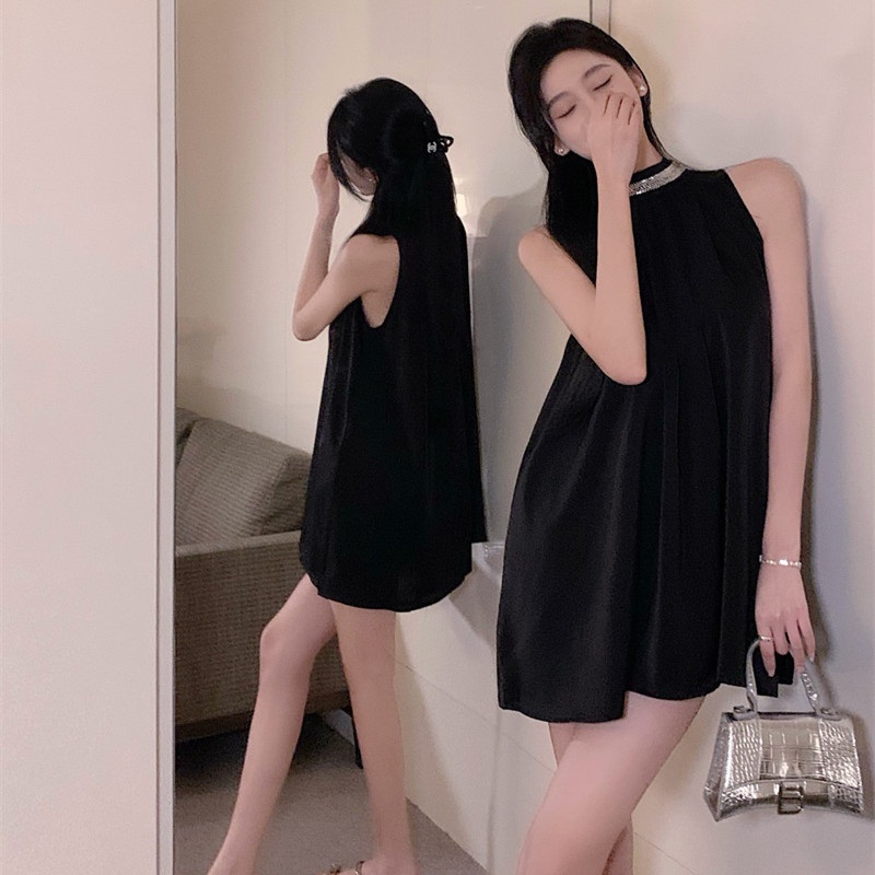 Đầm Hai Dây Dáng Rộng Thời Trang Mùa Hè Quyến Rũ Cho Nữ
