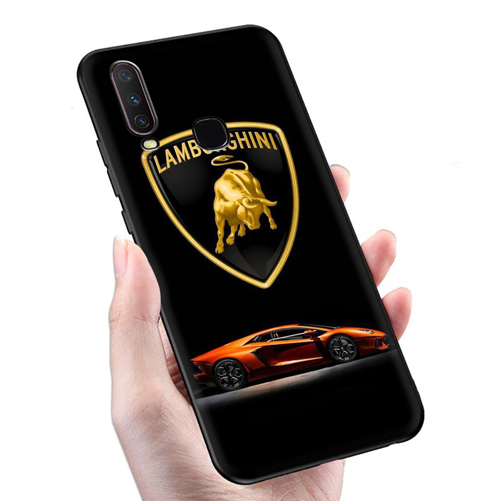 Ốp Điện Thoại Tpu Mềm Chống Rơi In Logo Lamborghini Cho Vivo Y20 2021 Y30 2021 Y31 2021 Y51 2020 X60 Pro X60