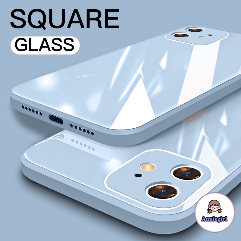 Ốp điện thoại mặt kính chống sốc Iphone 12 11 Pro Max X Xs Max Xr 8 7 Plus | BigBuy360 - bigbuy360.vn