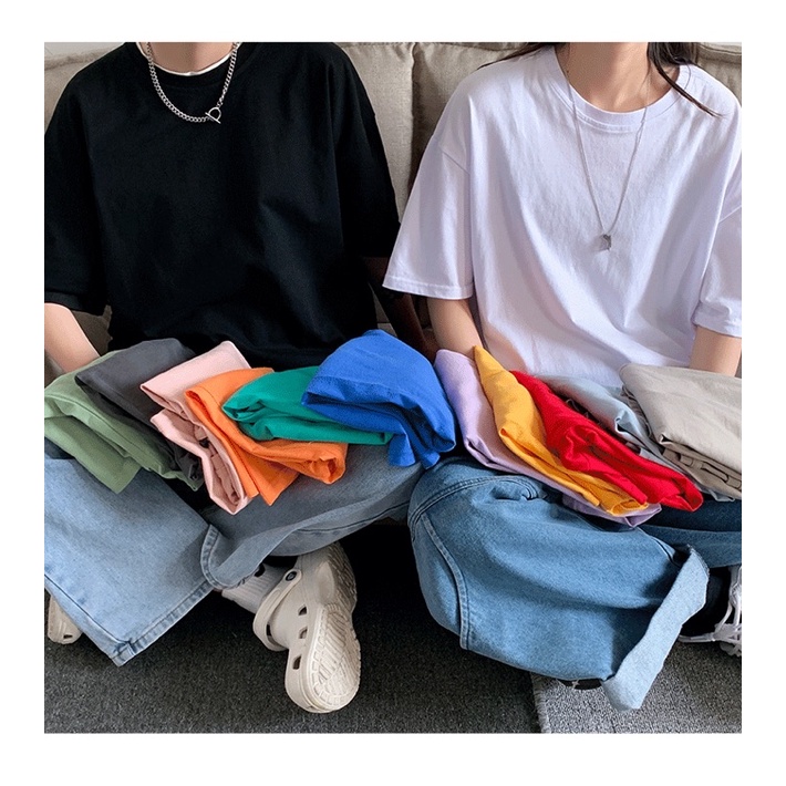 áo thun trơn tay lỡ (16 màu)