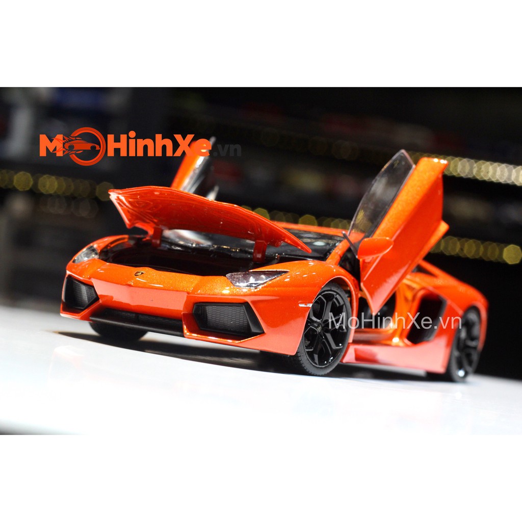 MÔ HÌNH XE LAMBORGHINI AVENTADOR LP700-4 1:24 WELLY-FX