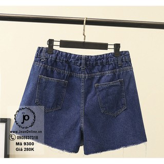 Quần short jean giả váy big size (MS 9300)