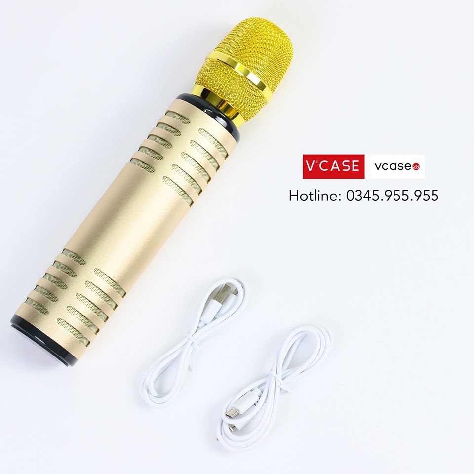 Mic Hát Karaoke Bluetooth K6 Hàng Chất - Hay Nhất 2020