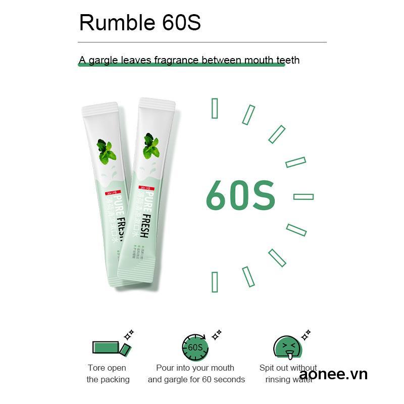 ✨✨Nước súc miệng  gói trắng răng giảm tình trạng ố vàng khỏe nứa lợi giảm hôi miệng Nội địa trung