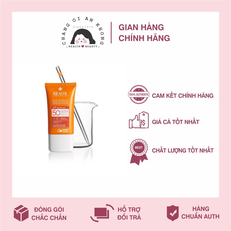 Kem chống nắng rilastil confort matt formula spf 50+