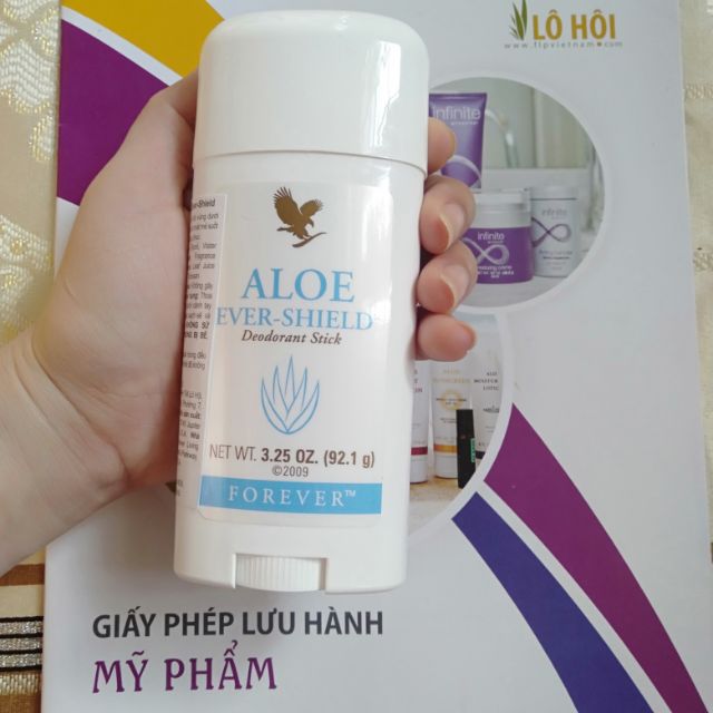 [ CHÍNH HÃNG] SÁP KHỬ MÙI Aloe Ever-Shield #067flp. 92.1g. Trị mùi hôi cơ thể.