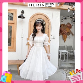Đầm Chụp Kỷ Yếu Màu Trắng Chất Đẹp Như Hình Vải May 2 Lớp [4 TƠ KIẾNG]
