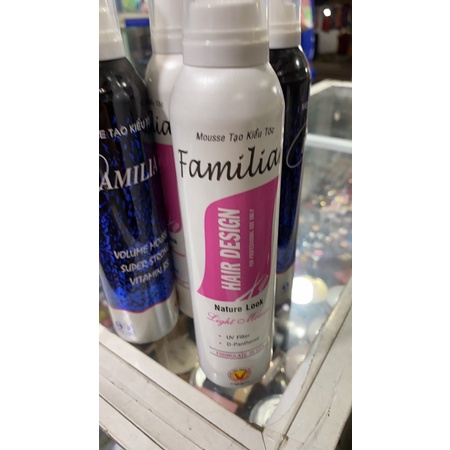 Mousse tạo kiểu tóc FAMILIAR  hàng  cty