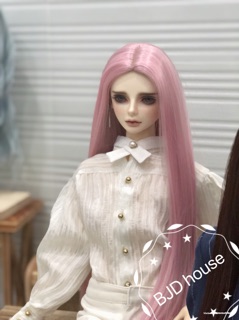 Tóc thẳng dài cho búp bê bjd 1/3  1/4 1/6