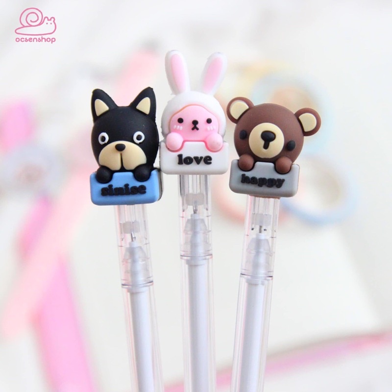 BÚT NƯỚC 0.5mm.BÚT HÌNH CON VẬT ĐÁNG YÊU NGỘ NGHĨNH