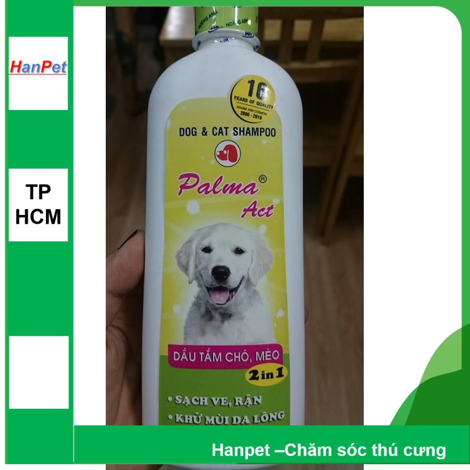 HCM-Dầu Tắm Chó mèo Palma Act -Sữa tắm mượt lông cho chó