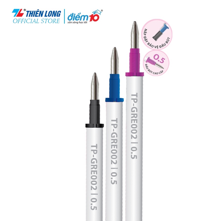 Ruột Bút Gel Xóa Được Điểm Mười TP-GRE002 - Ngòi 0.5mm