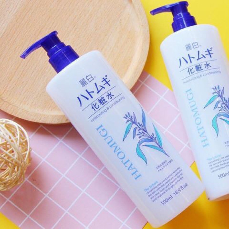 Hàng công ty - có tem phụ, Nước hoa hồng dưỡng da Hatomugi Moisturizing & Conditioning