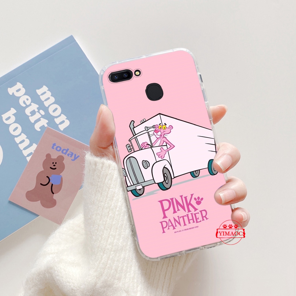Ốp Lưng Tpu Mềm Trong Suốt In Hình Báo Hồng Cho Oppo F11 F1 Plus R9 R9S R15 R17 Pro Ax5S A7X Ax7 112u | BigBuy360 - bigbuy360.vn