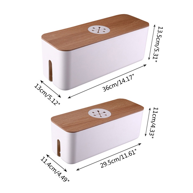 Hộp Đựng Ổ Cắm Điện Sắp Xếp Dây Cáp Chống Bụi