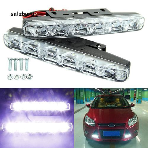 2 đèn LED Xenon 6 bóng siêu sáng cho xe hơi