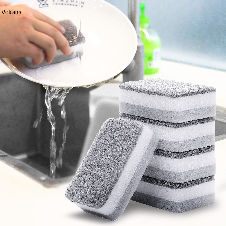 Set 5 Miếng Bọt Biển Rửa Chén Hai Mặt Tiện Dụng