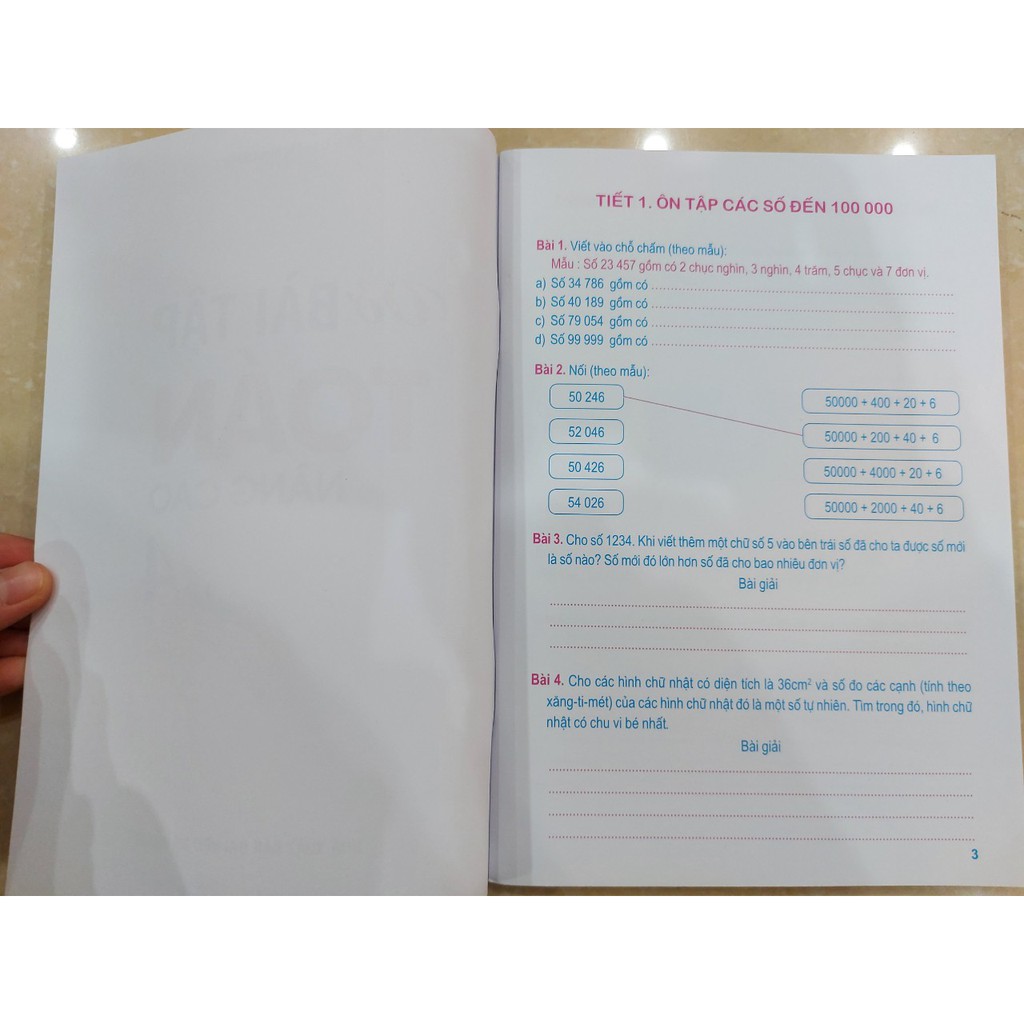 Sách - Vở bài tập toán nâng cao lớp 4 quyển 1