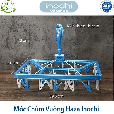 Móc kẹp quần áo Inochi _ nhỏ gọn gấp gọn tiện lợi