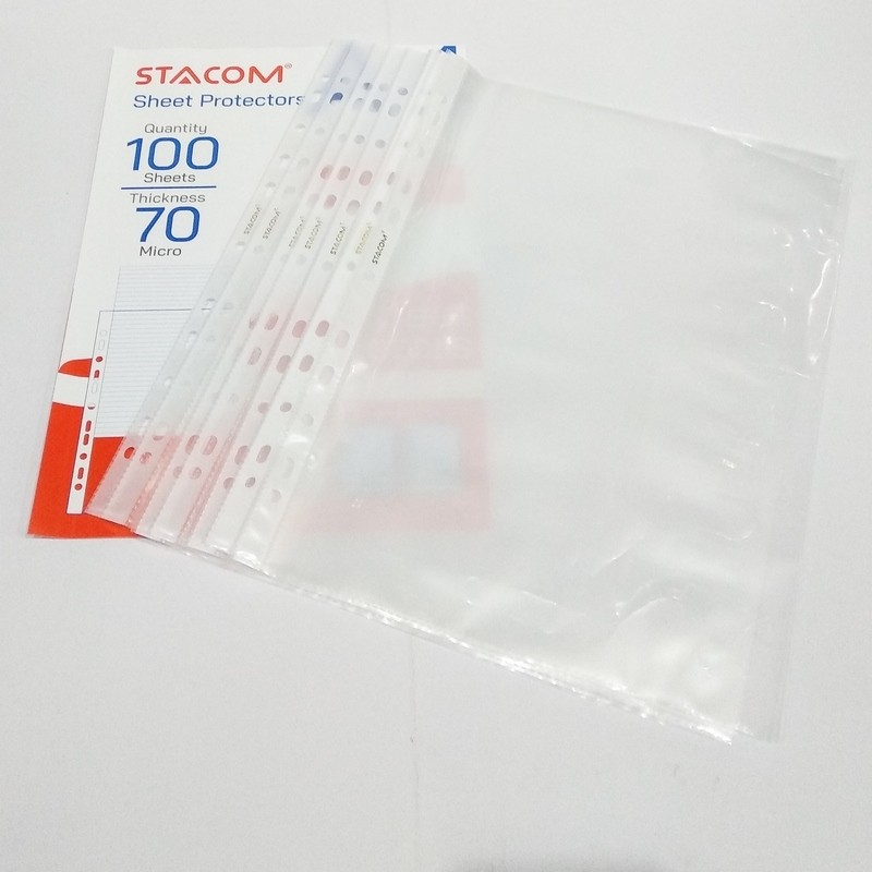 Bìa Lá A4 11 Lỗ Dày 0.4- 0.7mm Stacom - D3070 - SIÊU DÀY