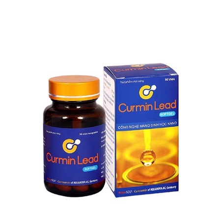[Chính hãng] CURMIN LEAD SOFGEL 30 VIÊN - hỗ trợ bệnh nhân viêm loét dạ dày tá tràng