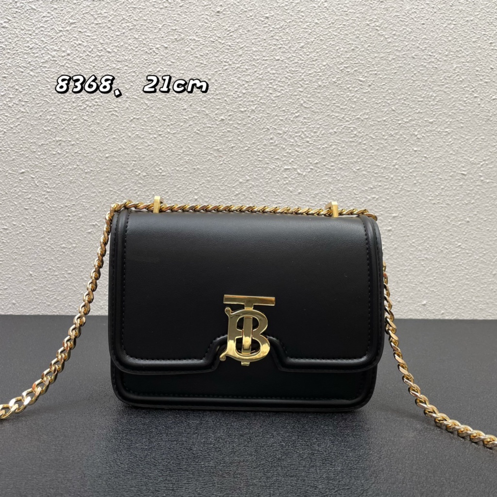 Túi đeo chéo nữ da thật thời trang cao cấp Burberry BBR phong cách sang trọng, thời thượnng