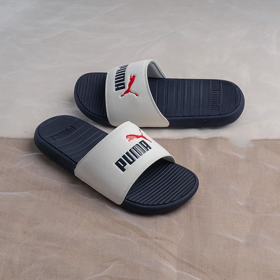 DÉP PUMA COOL CAT CHÍNH HANG FULL TEM TAG Navy/White
