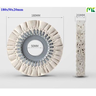 Bánh vải đánh bóng máy dán cạnh 180x50x20mm