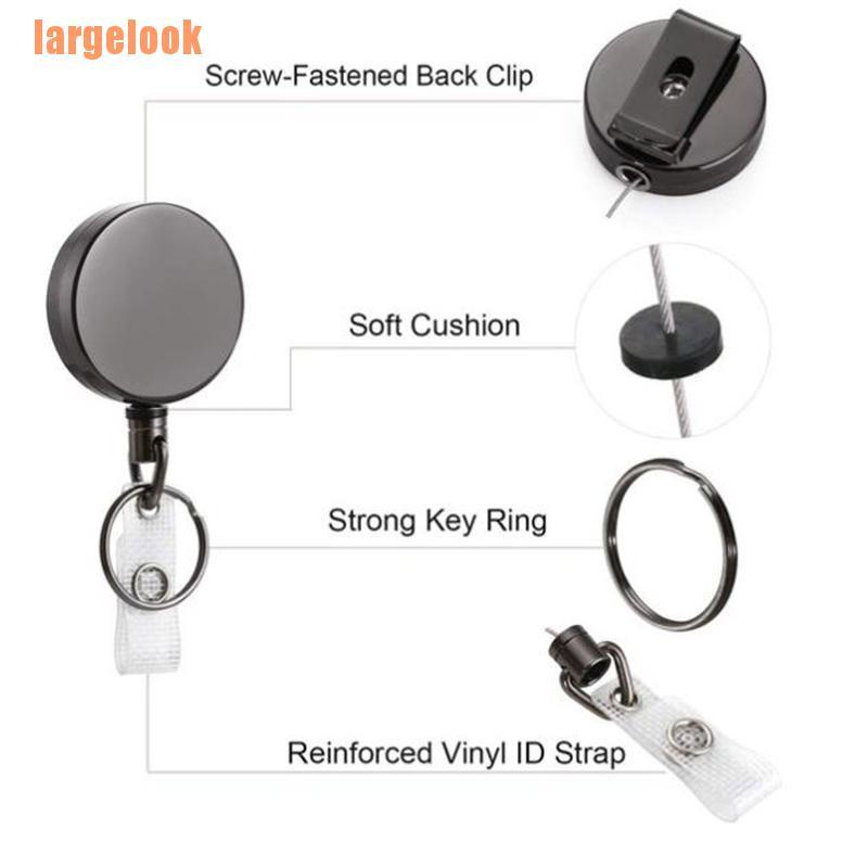 Móc Khóa Kim Loại Gắn Thẻ ID Tiện Dụng