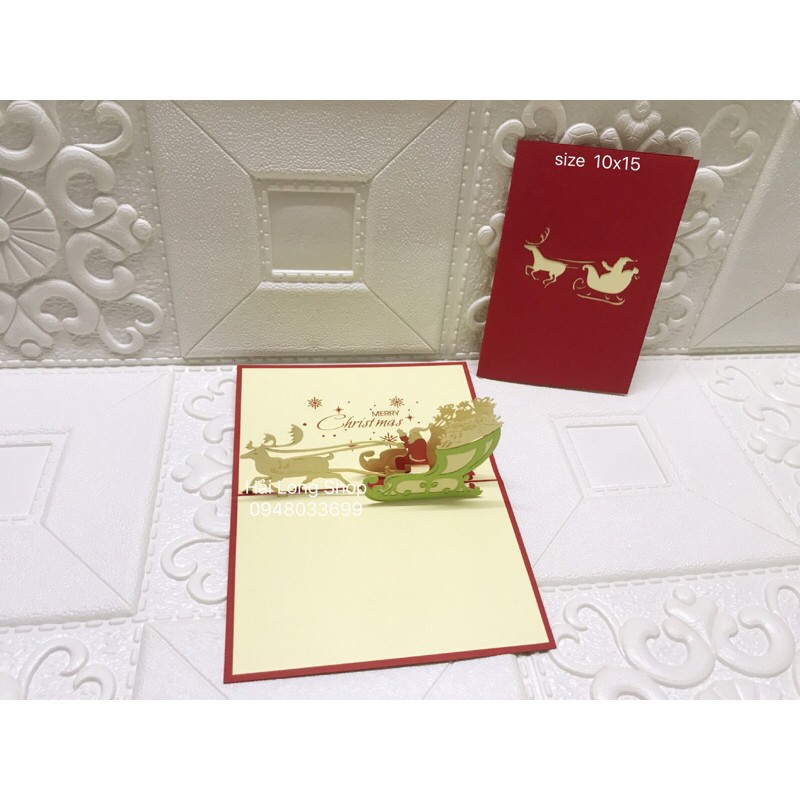 Santa 6 - Noel - Thiệp 3D | BigBuy360 - bigbuy360.vn