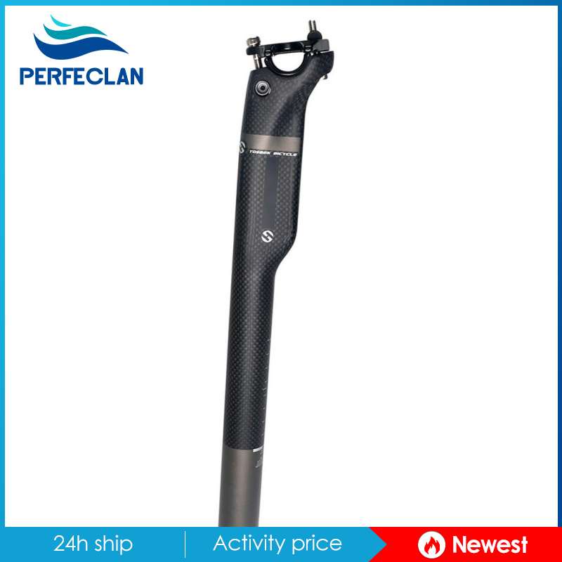 Trục Gắn Yên Xe Đạp 30.8 Bằng Sợi Carbon Dài 350mm 400mm 30.8x350mm