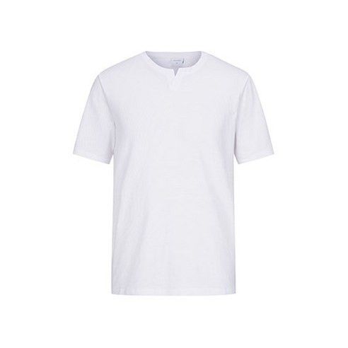 Áo thun cộc tay nam ZioZia cổ V vải cotton dệt hàng xuất Hàn xịn