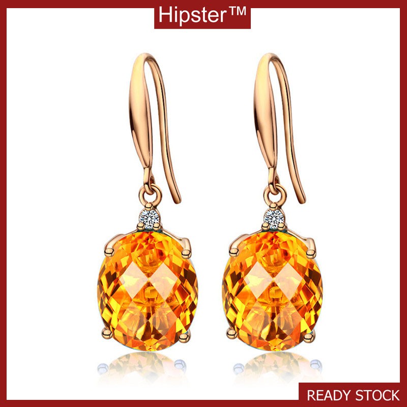 Khuyên Tai Mạ Vàng Kiểu Dáng Sang Trọng Cho Nữ