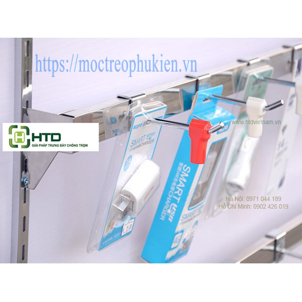 Móc treo cài thanh hộp 15mmx30mm -Mã D1 [10cm](hàng cao cấp)