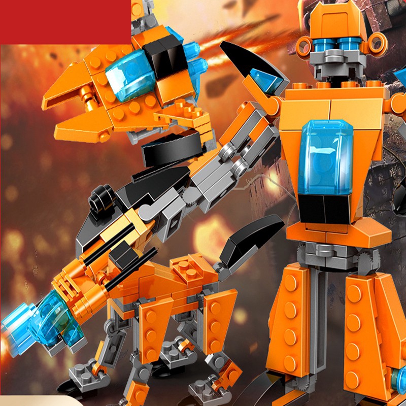 Bộ Đồ Chơi Lắp Ráp Mô Hình Rô Bốt Thú Vị Cho Các Bé