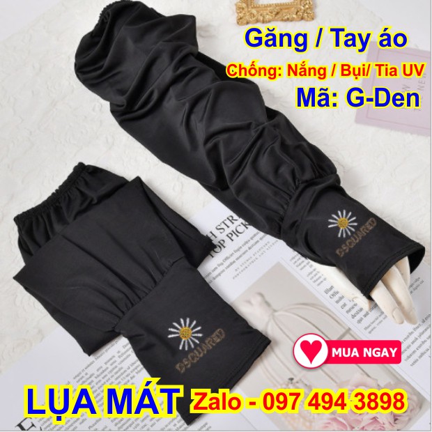 Găng tay áo vải lụa chống nắng, chống bụi chống tia uv cực tốt màu trắng