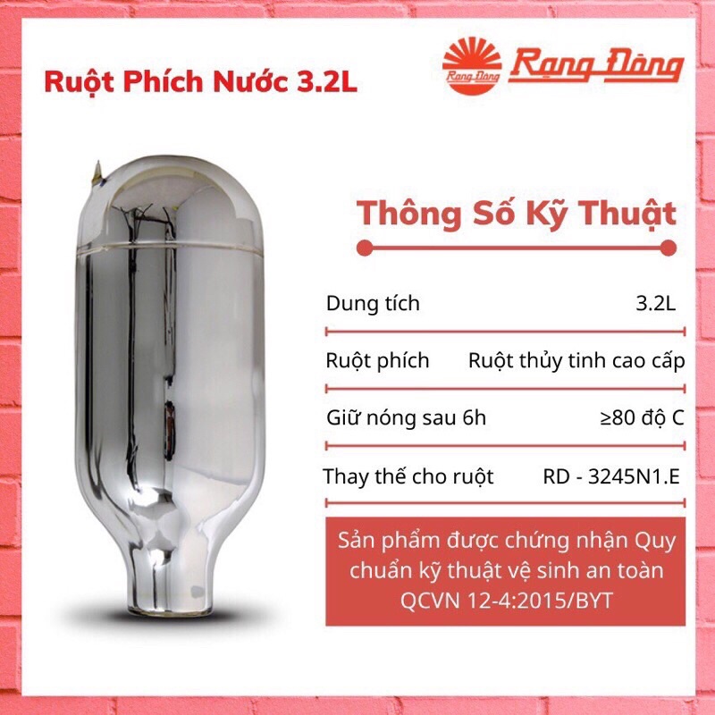 Ruột phích rạng đông các loại giá sỉ