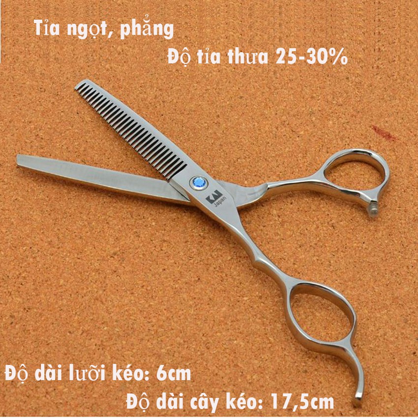 Bộ Kéo Cắt Tóc Tay Trái Chuyên Nghiệp Nhật 6inch Kasho VQA3 ( Mua một bộ kéo được tặng bao da+lọ dầu+khóa kéo+2lược)