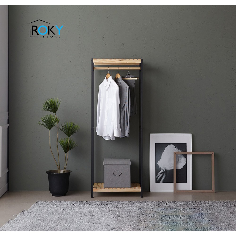 Combo Tủ Treo Quần Áo Hàn Quốc Khung Sắt - Combo iron