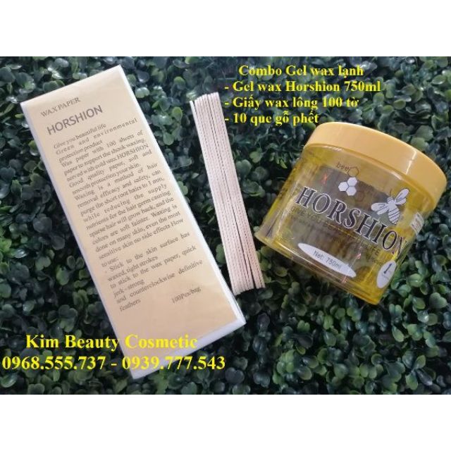 Gel Wax lông lạnh Horshion Kèm Giấy và que GL01 | BigBuy360 - bigbuy360.vn