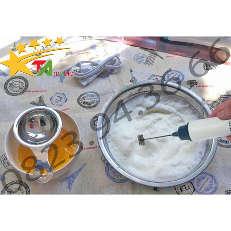 Máy máy khuấy sữa - tạo bọt cafe cầm tay có sạc pin | BigBuy360 - bigbuy360.vn